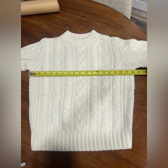 NWT DOEN Cartwright Cable Knit Cashmere Sweater - Picture 10 of 12